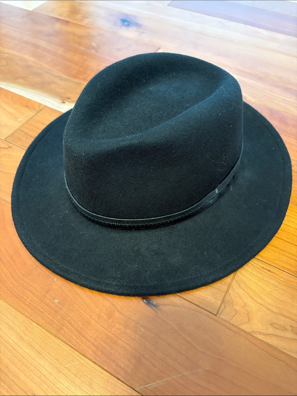 Nine West Black Wool Felt Hat